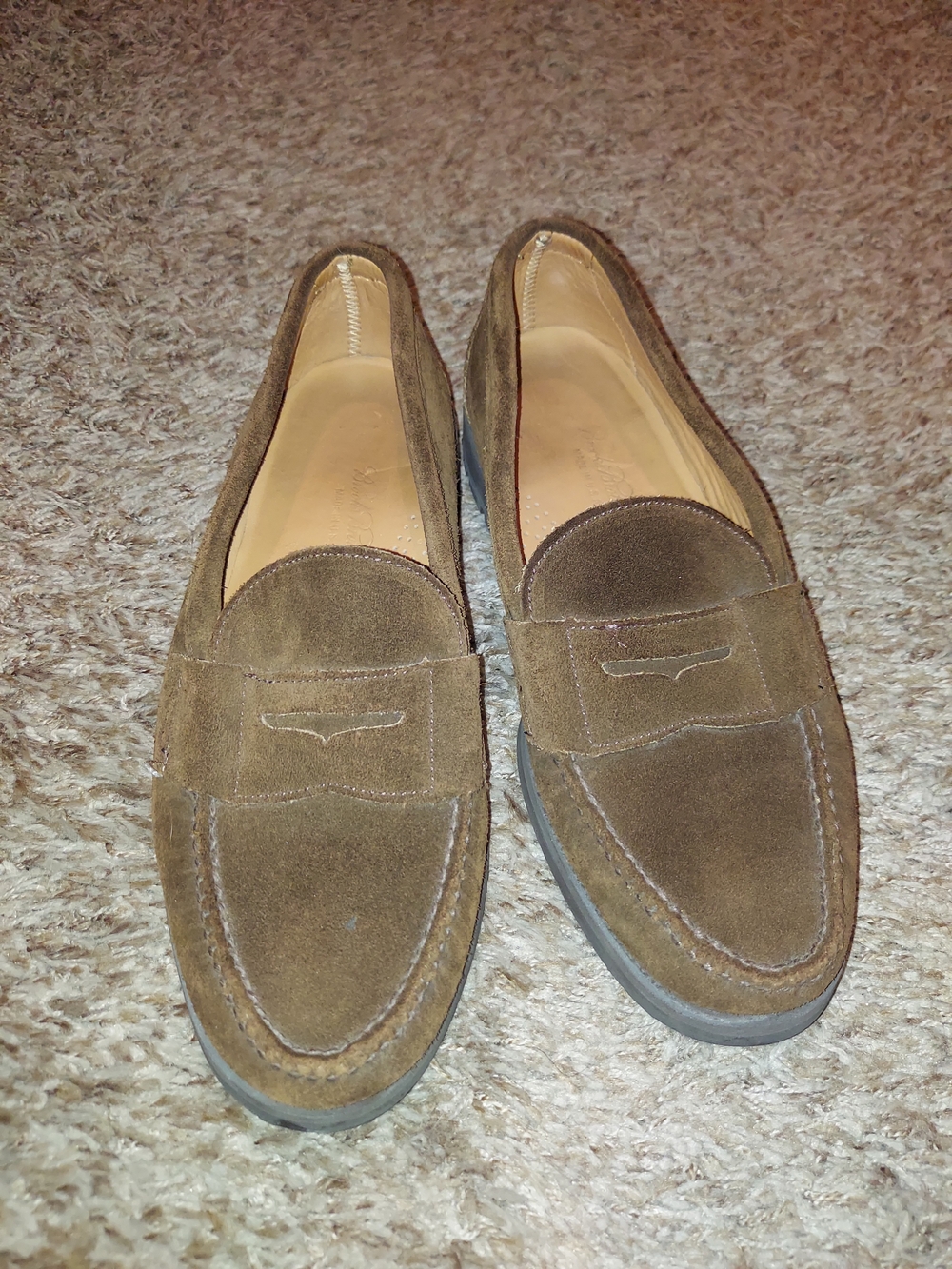Brooks Brothers MIUSA Suede Penny Loafer